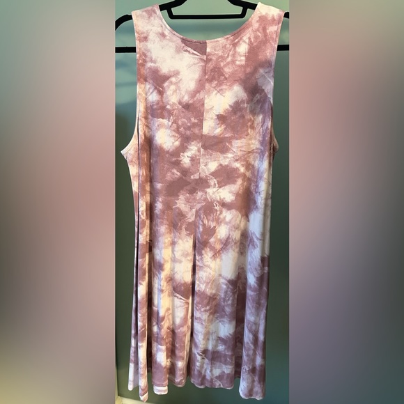 Old Navy pink tie-dye dress, XL - Picture 2 of 3